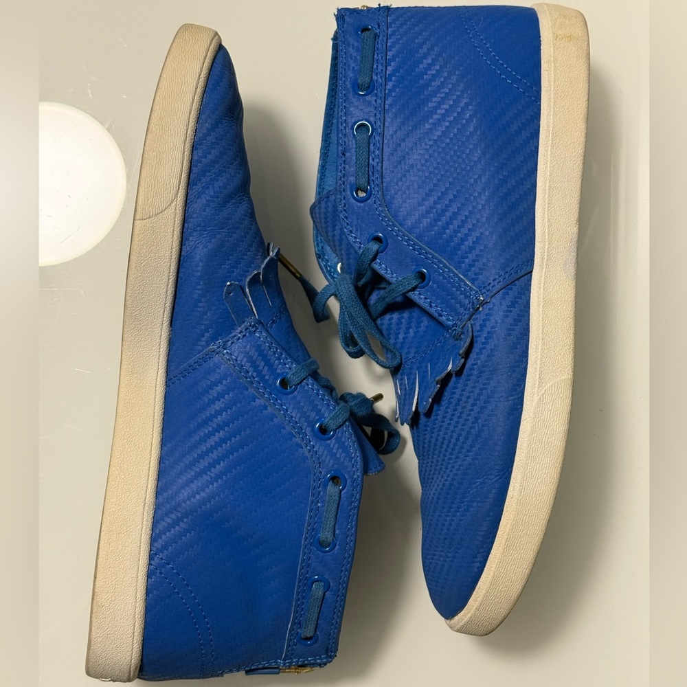 Diamond Supply Co. Jasper Royal Carbon Men's Fringe Lace-Up Sneakers - Picture 7 of 12